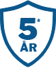 5 års garanti
